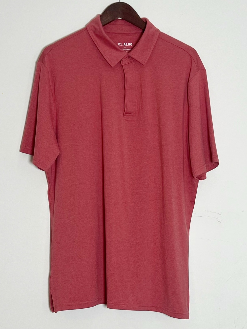 O1 Algo Men's Golf Polo Shirt Quick Dry UPF Athletic Performance Short Sleeve